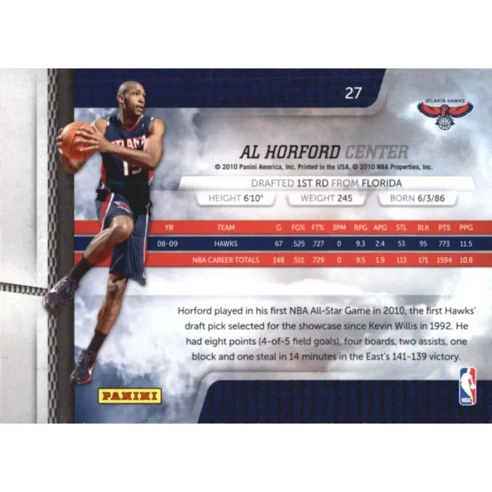 2009 Absolute Basketball Card - #27 Al Horford